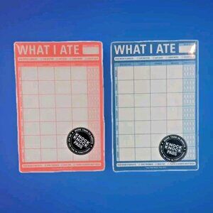 WHAT I ATE, Brand New 59+ Sheets each one; Week at time by Knock Knock Note Pads